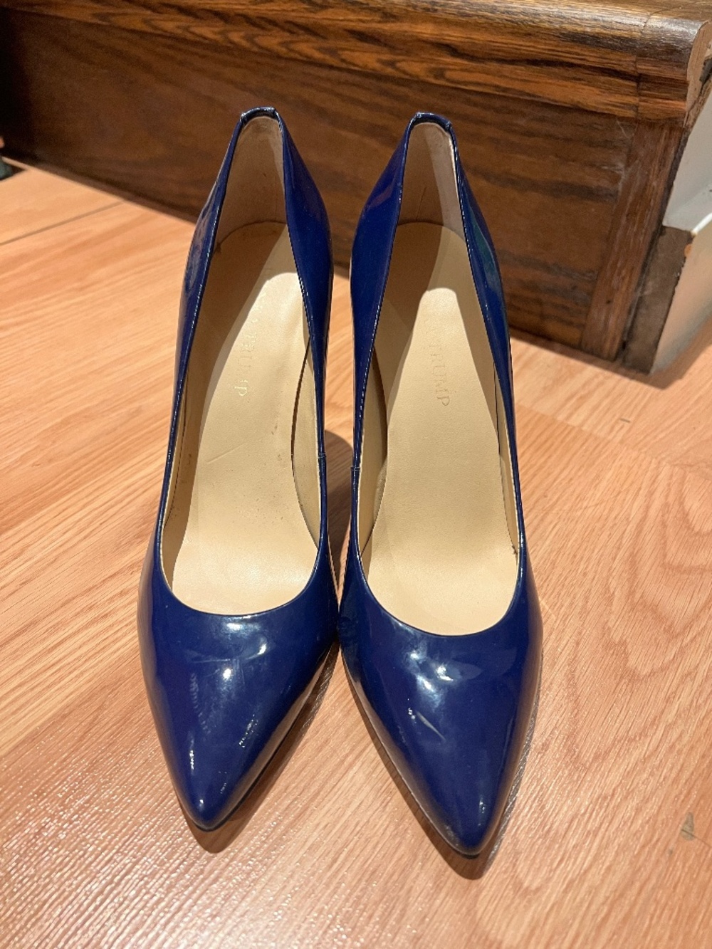 Ivanka Trump Blue Patent Stilettos - size 7.5